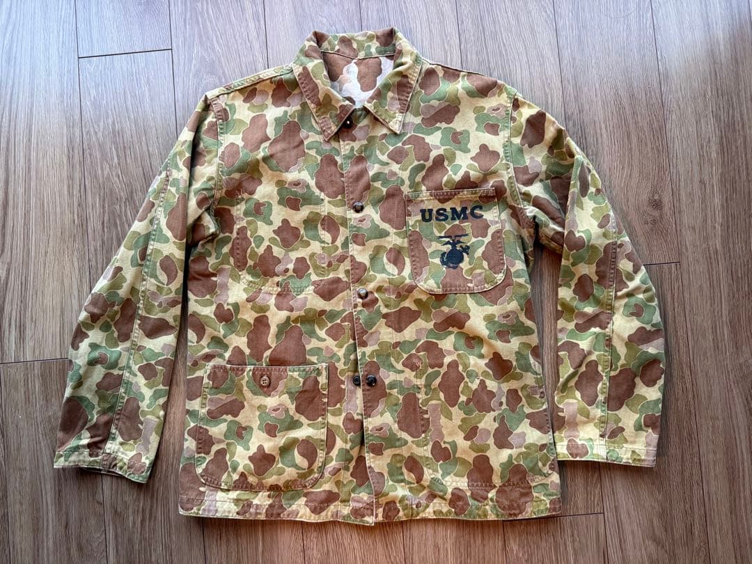 バズリクソンズ USMC 迷彩 カバーオール 38