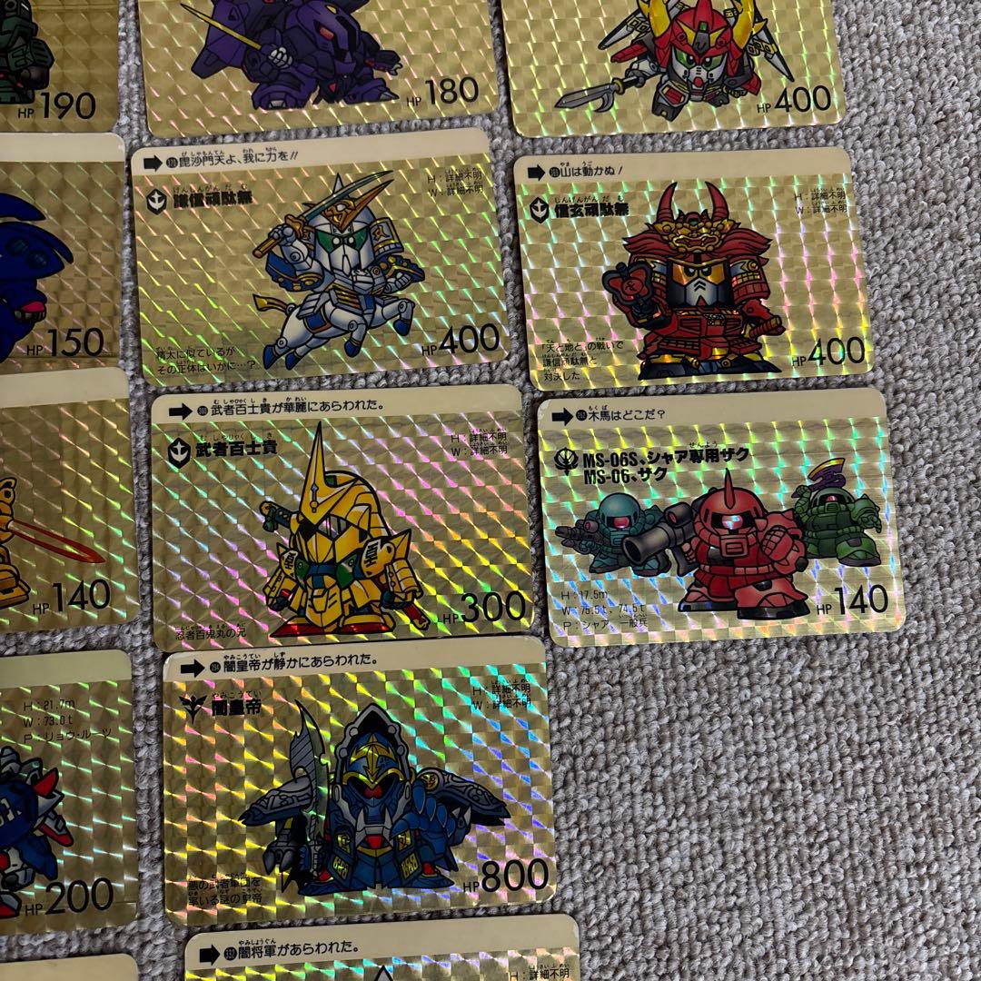 SDガンダム カードダスセット 22枚 当時品 まとめ売り