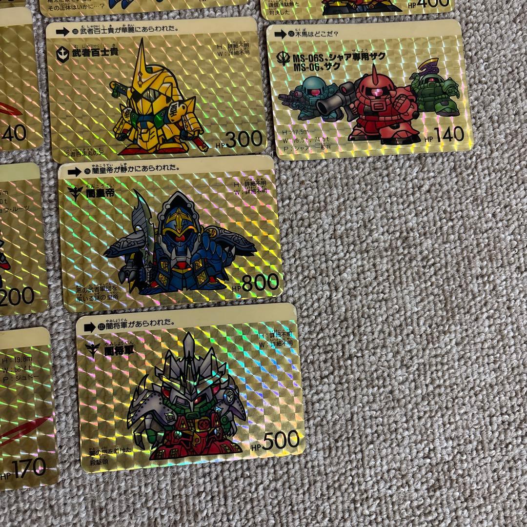SDガンダム カードダスセット 22枚 当時品 まとめ売り