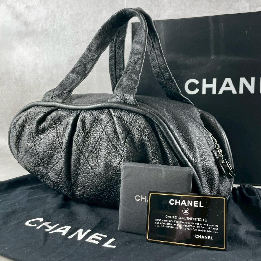 超希少&超美品 CHANEL シャネル マトラッセ ミニボストン シルバー金具
