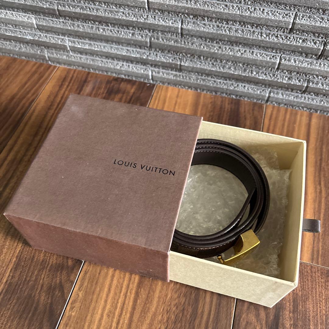 【LOUIS VITTON】ルイヴィトン ダミエ ベルト　85/34