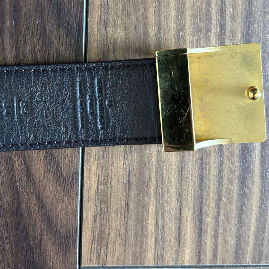 【LOUIS VITTON】ルイヴィトン ダミエ ベルト　85/34