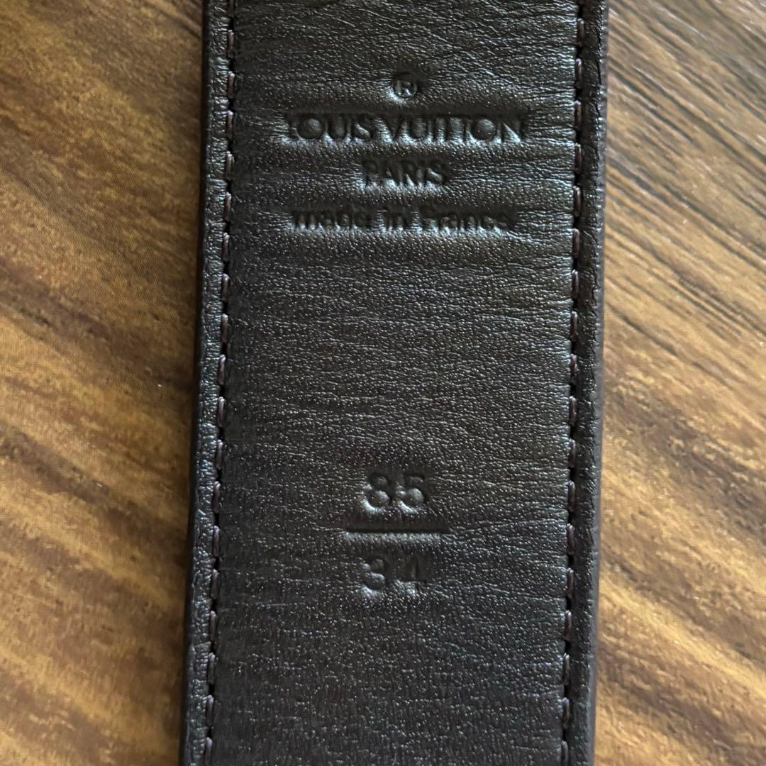 【LOUIS VITTON】ルイヴィトン ダミエ ベルト　85/34