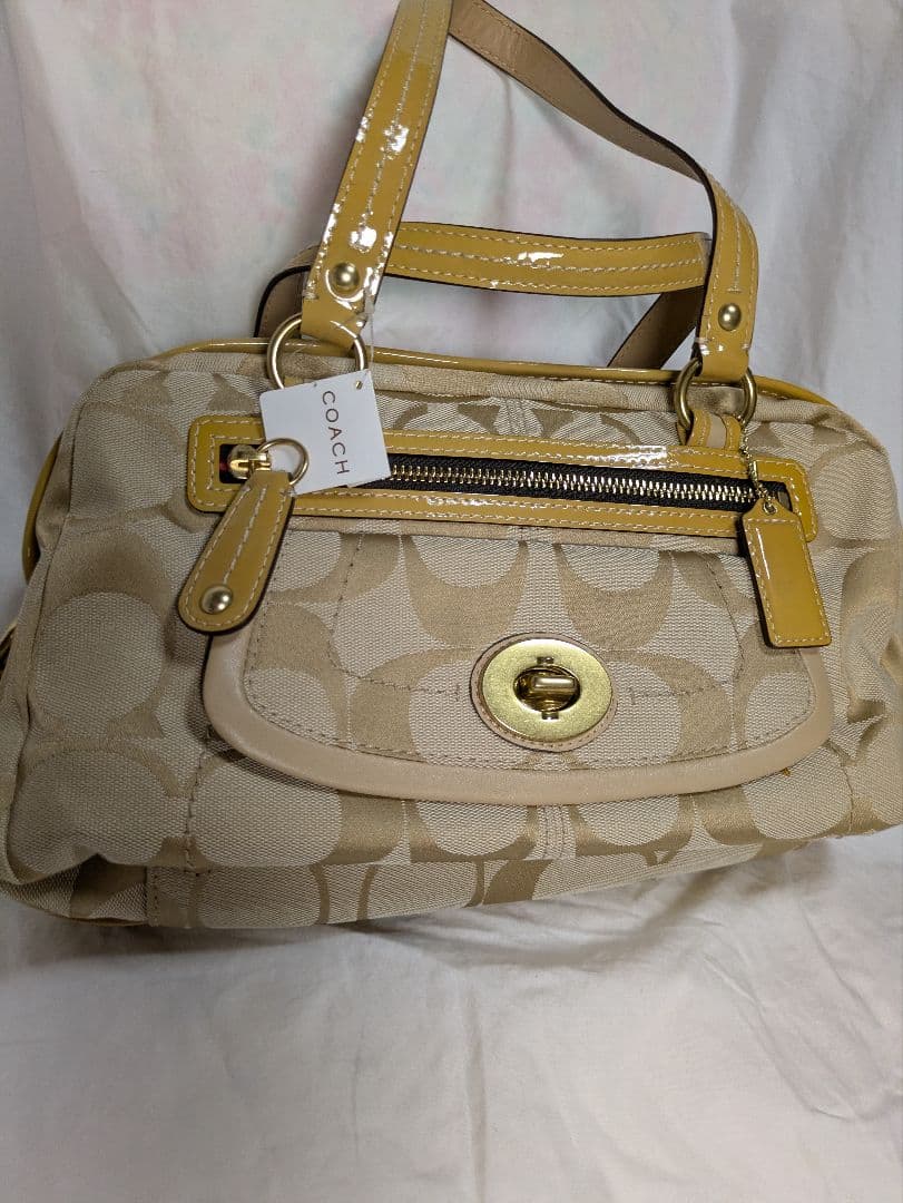 COACH ロゴ入りハンドバッグ M0873-13482未使用品
