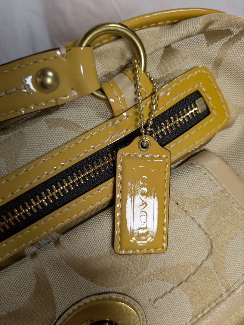 COACH ロゴ入りハンドバッグ M0873-13482未使用品