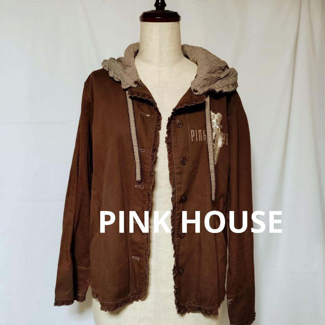 PINK HOUSE♥くまのフード付きジャケット
