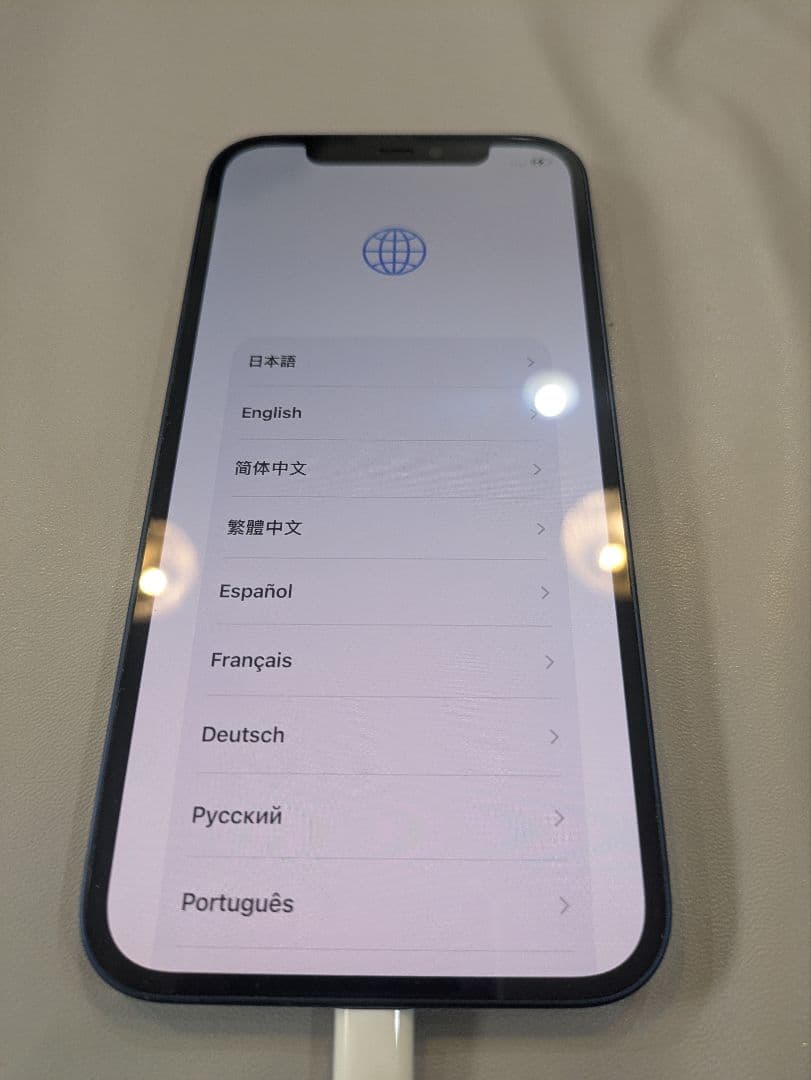 Apple iPhone 12 ブルー 64GB 本体 動確済み SIMフリー