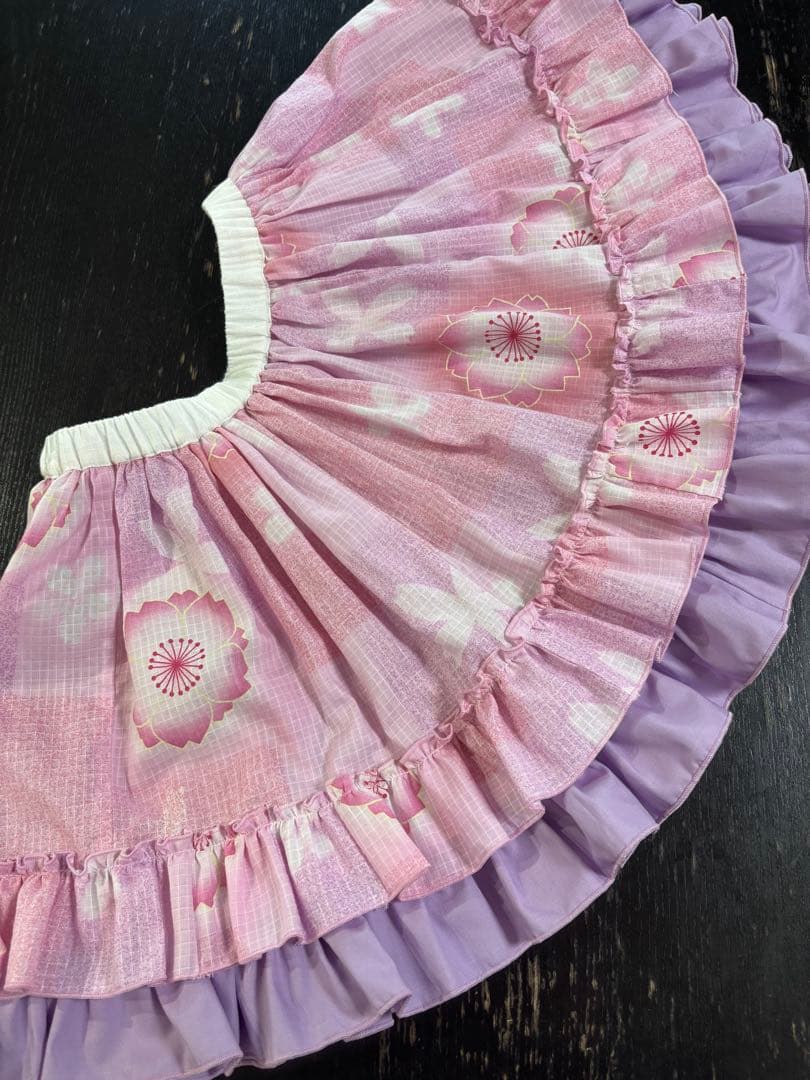 rowa's 浴衣ドレス ピンク 作り帯セット 姫ギャル 平成ギャル y2k