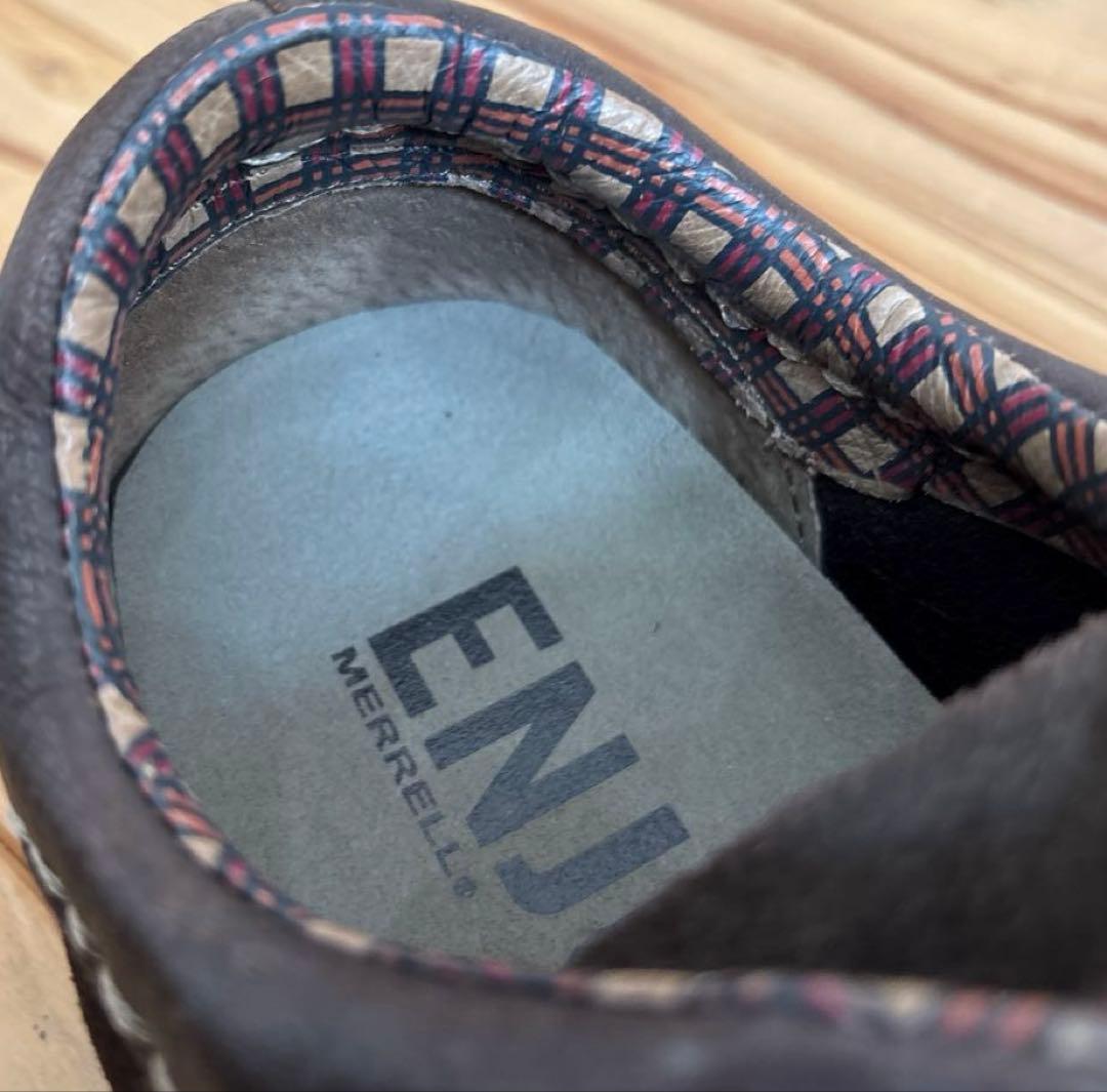 ダークブラウン MERRELLUS　サイズ8　スエード　ウーマン　メレル