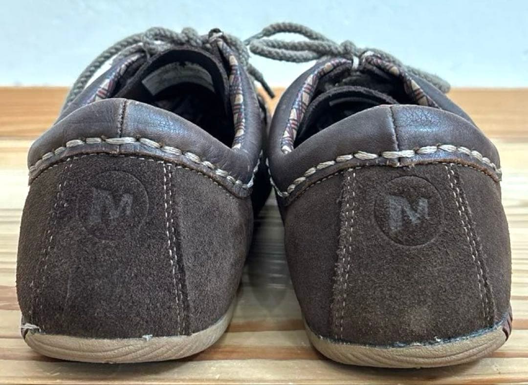 ダークブラウン MERRELLUS　サイズ8　スエード　ウーマン　メレル