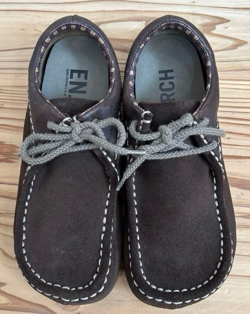 ダークブラウン MERRELLUS　サイズ8　スエード　ウーマン　メレル