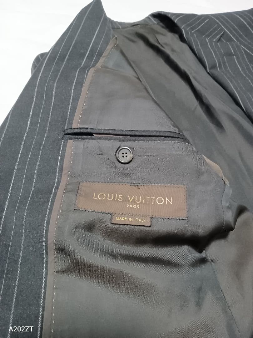 美品LOUIS VUITTON ルイヴィトン テーラードジャケット ストライプL