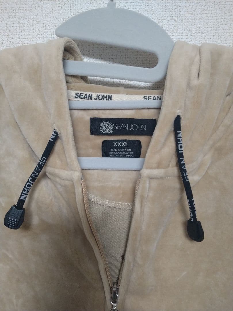 F*読様 ショーン・ジョン　ベロアセットアップ　SEAN JOHN　XXXL