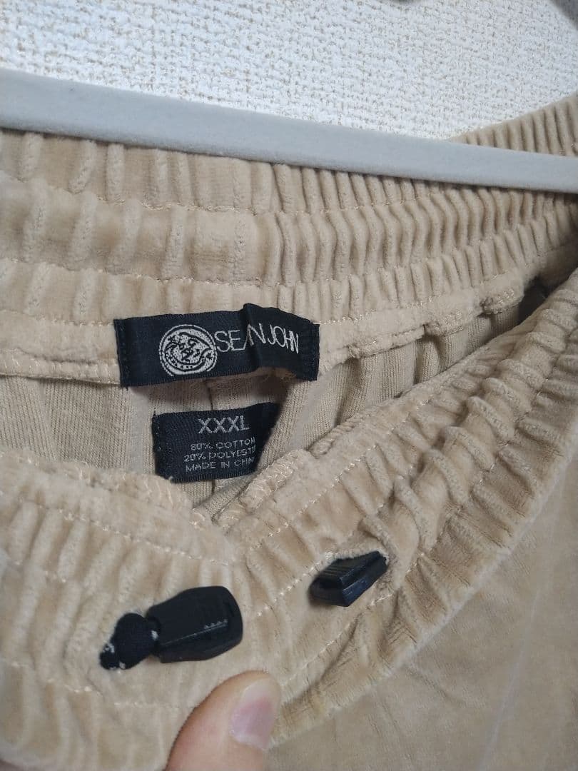 F*読様 ショーン・ジョン　ベロアセットアップ　SEAN JOHN　XXXL