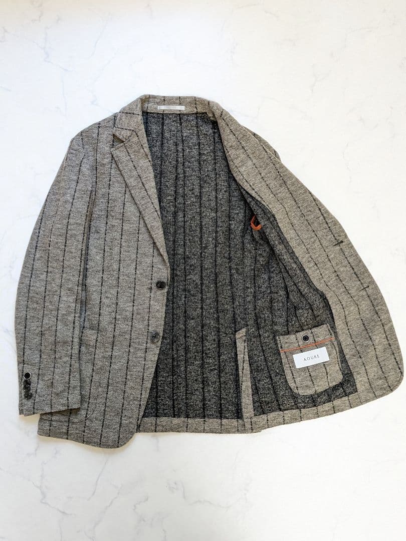【極美品】AOURE ウールジャージージャケット【着用3回】