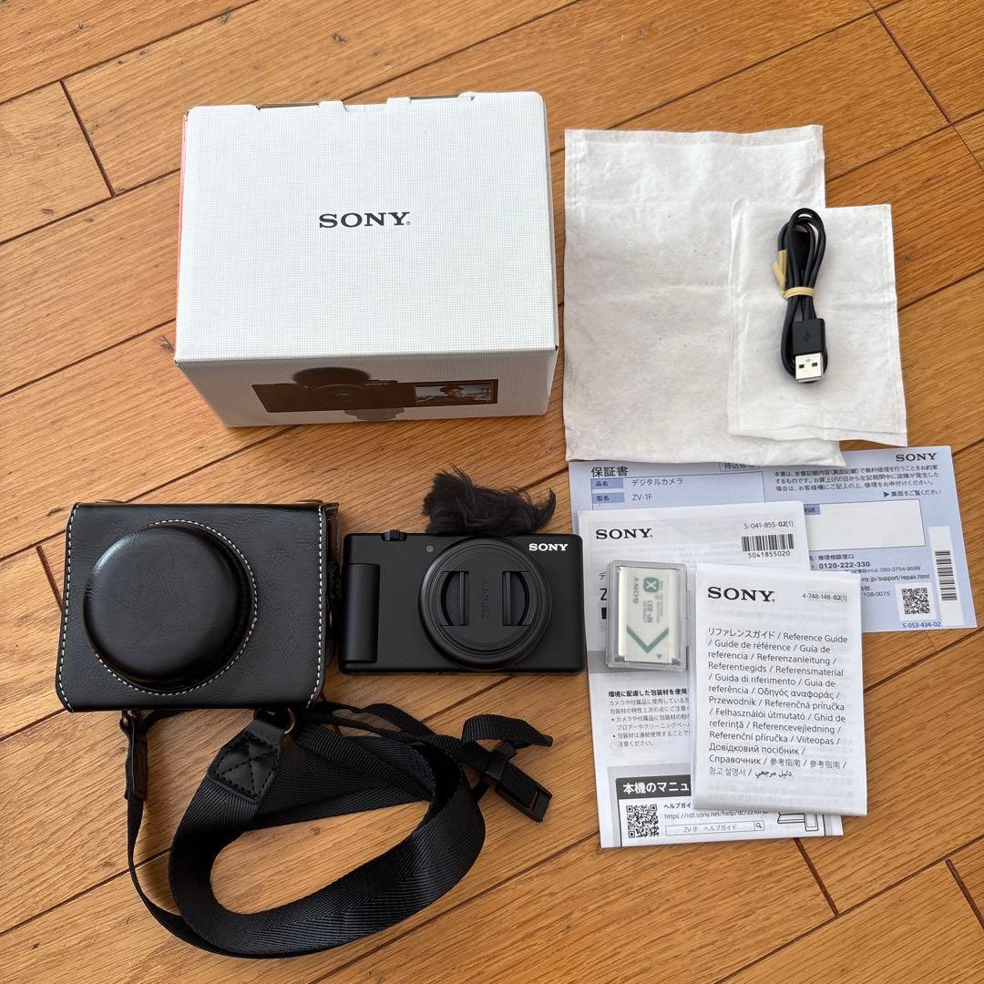 SONY VLOGCAM ZV-1F　BLACK