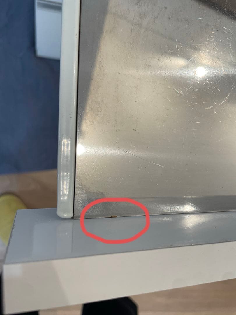 光沢ダブルステンレス　キッチン　すき間収納　幅40cm 隙間収納庫　dinos