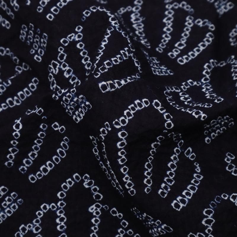 絞り浴衣＊夏着物 小柄さん 花の蕾模様 普段着として♪木綿着物◆5UA16