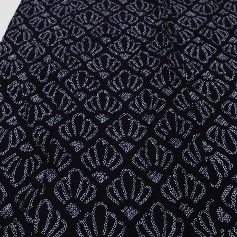 絞り浴衣＊夏着物 小柄さん 花の蕾模様 普段着として♪木綿着物◆5UA16