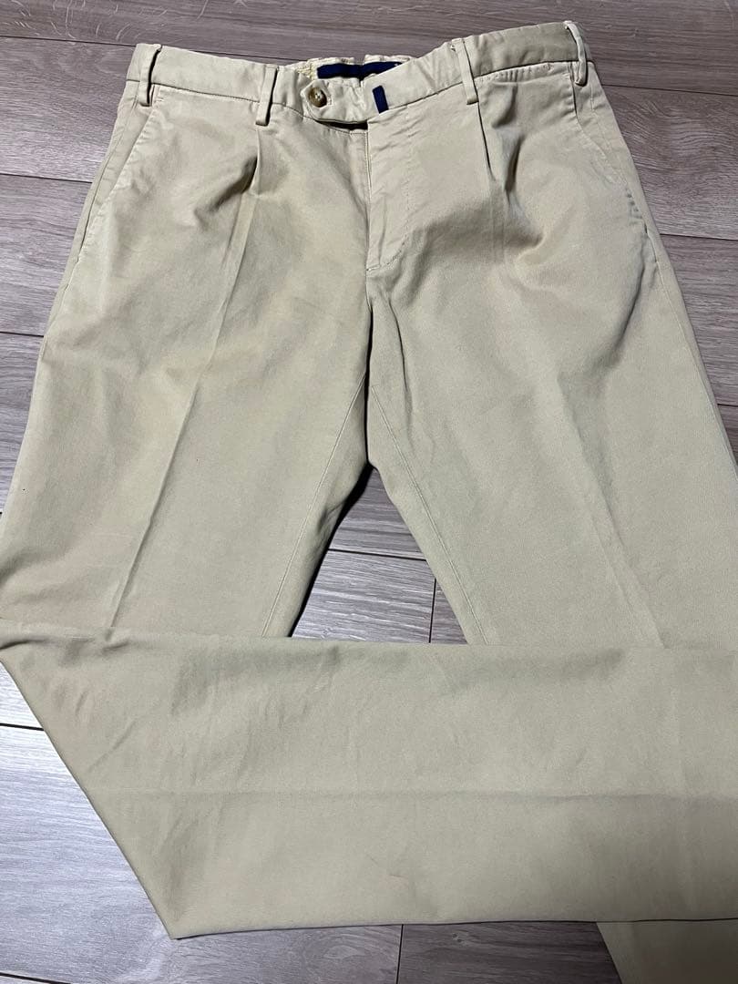 INCOTEX スリムフィット チノパン 48