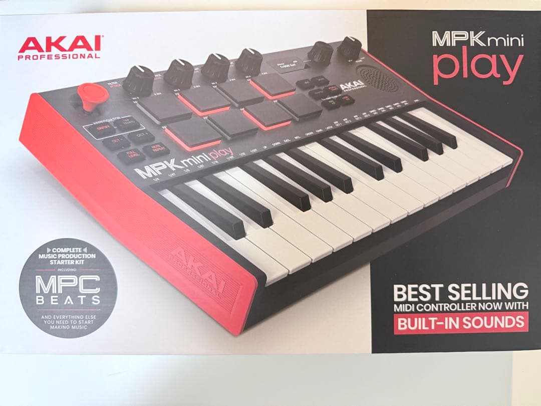 AKAI MPK mini play 25鍵 MIDIコントローラー