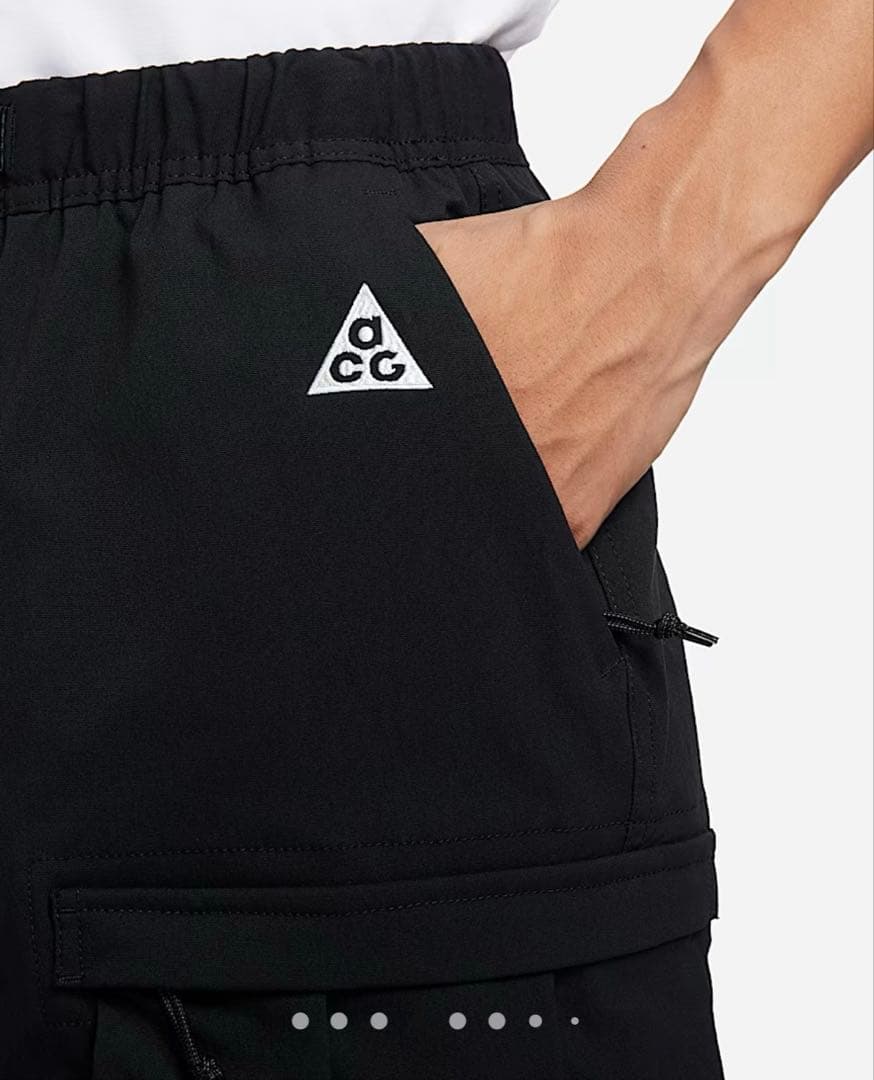 新品 NIKE ACG 2way カーゴパンツ 黒 M Smith Summit