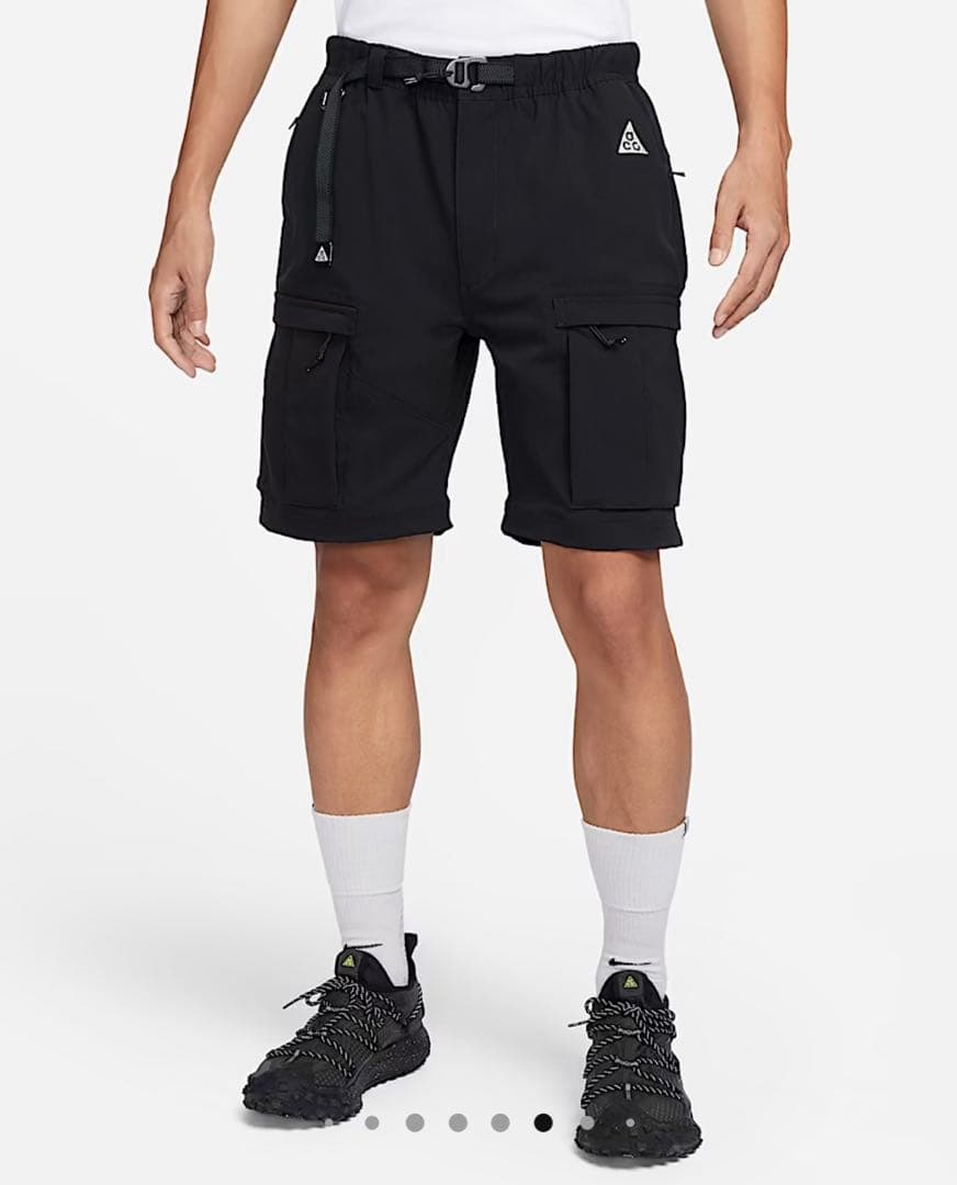 新品 NIKE ACG 2way カーゴパンツ 黒 M Smith Summit