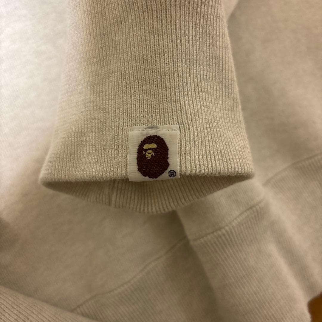 90s 初期タグ APE グレー ロゴ トレーナー L