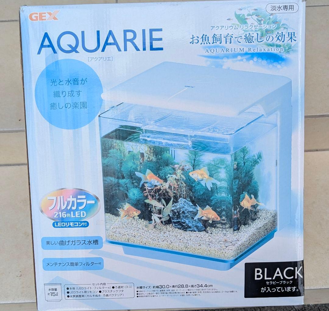 シ*ゴ様 最終値下げ！ GEX AQUARIE LEDリモコン付き小型水槽