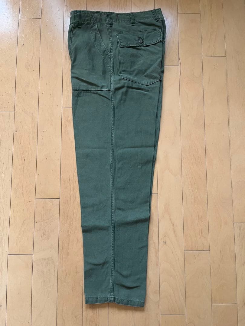 70s　米軍　ユーティリティ　トラウザーパンツ　OG-107 オリーブ　カーキ