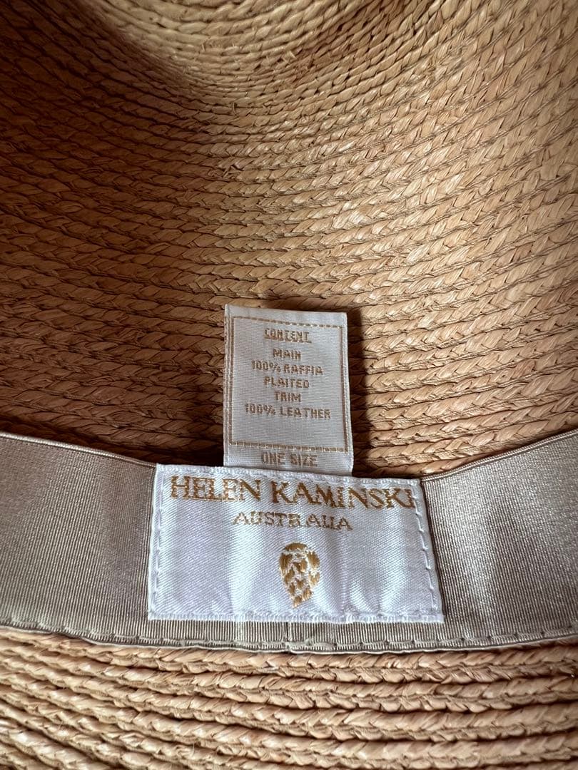 『美品』HELEN KAMINSKI ヘレンカミンスキー　ラフィア　ハット