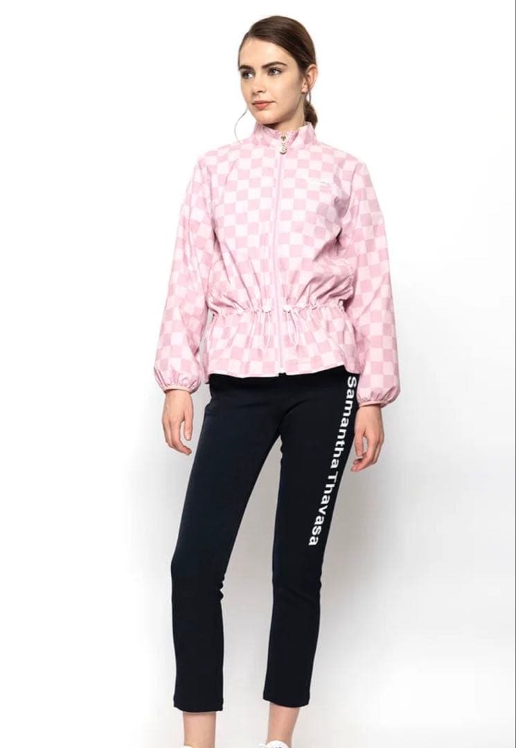 新品タグ付き　Samantha GOLF チェックウインドブレイカー