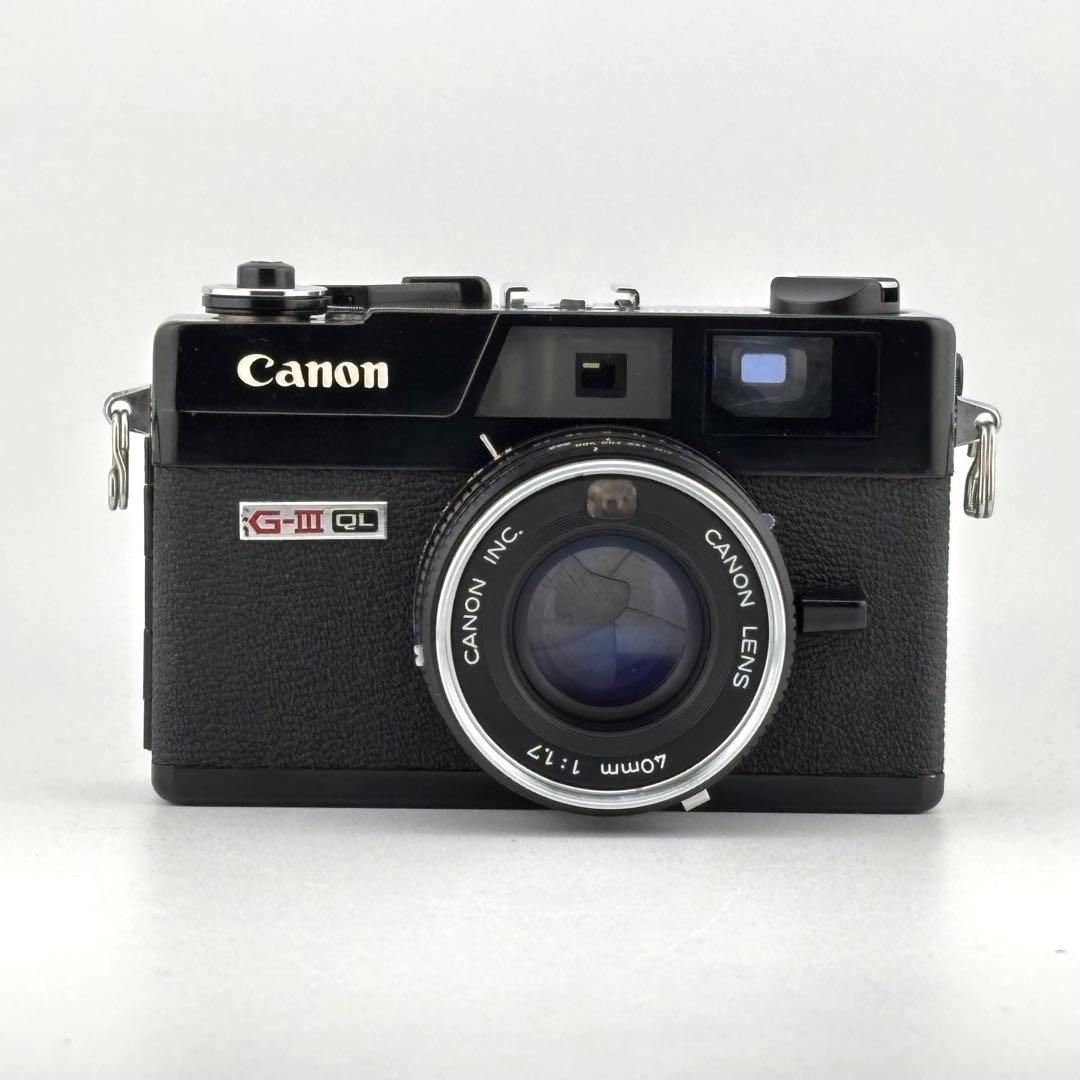 【完動品】 Canon Canonet QL17 G-Ⅲ 黒　動作確認済み