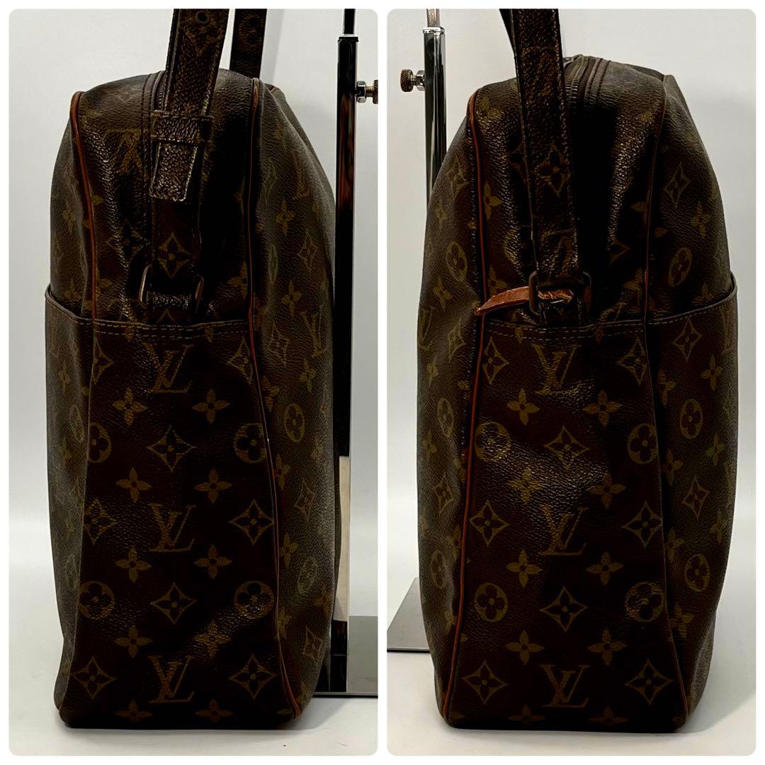 ルイヴィトン モノグラム マルソー ショルダーバッグ 本物 正規品 男女兼用 茶