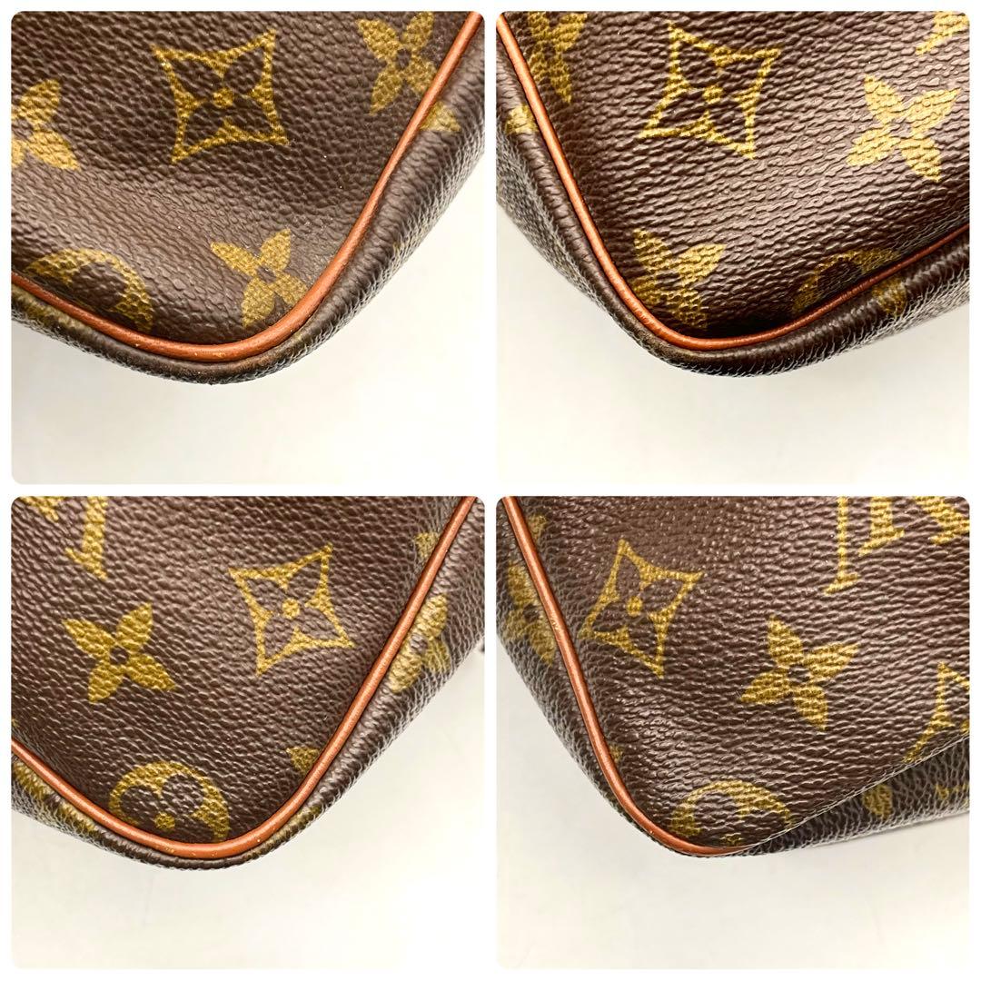 ルイヴィトン モノグラム マルソー ショルダーバッグ 本物 正規品 男女兼用 茶