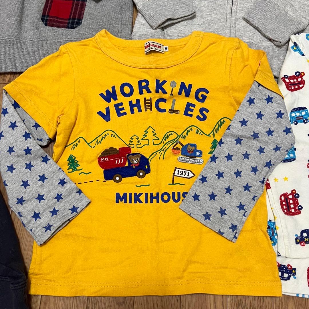 ミキハウス★ まとめ売り　パーカー　トレーナー　ロンT 100