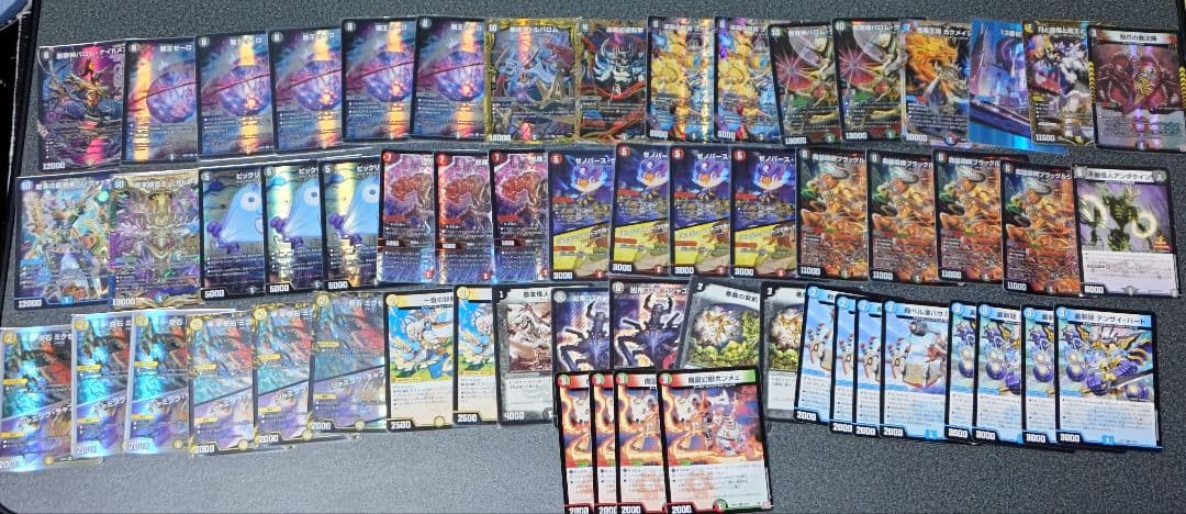 2*送様 デュエルマスターズ　引退品まとめ売り　デッキ10個&金トレジャーなどカ