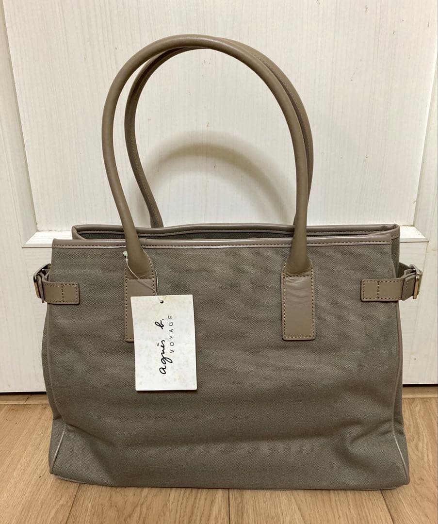 未使用　アニエスベー ボヤージュ　キャンバス トートバッグ 中型