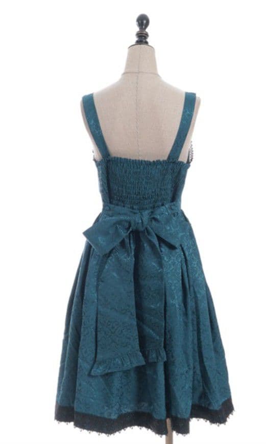 Chalmiere　シャルミエール　クロスモチーフジャンスカ　グリーン