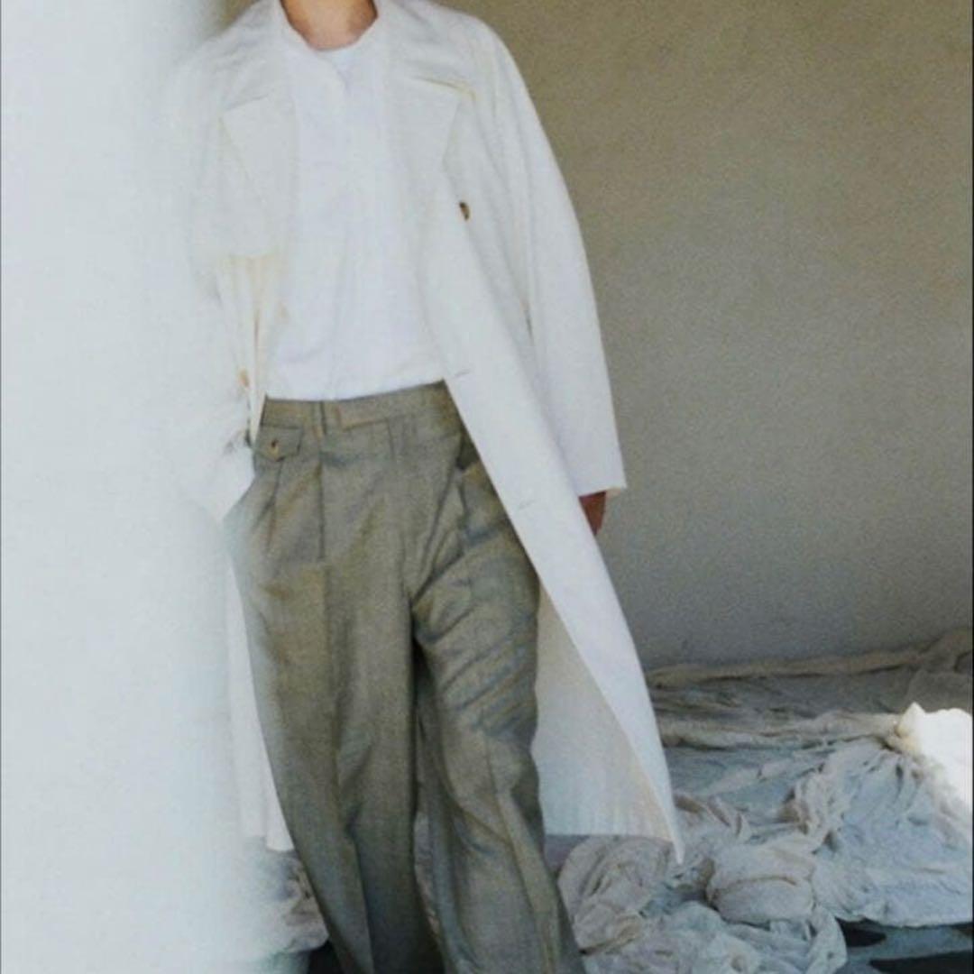 【YLEVE／イレーヴ】サマーウール スラックス グレー サイズ3