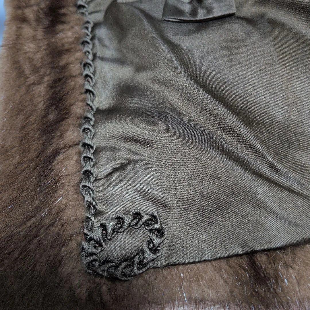 MOONBAT ミンク毛皮　リアルファーコート