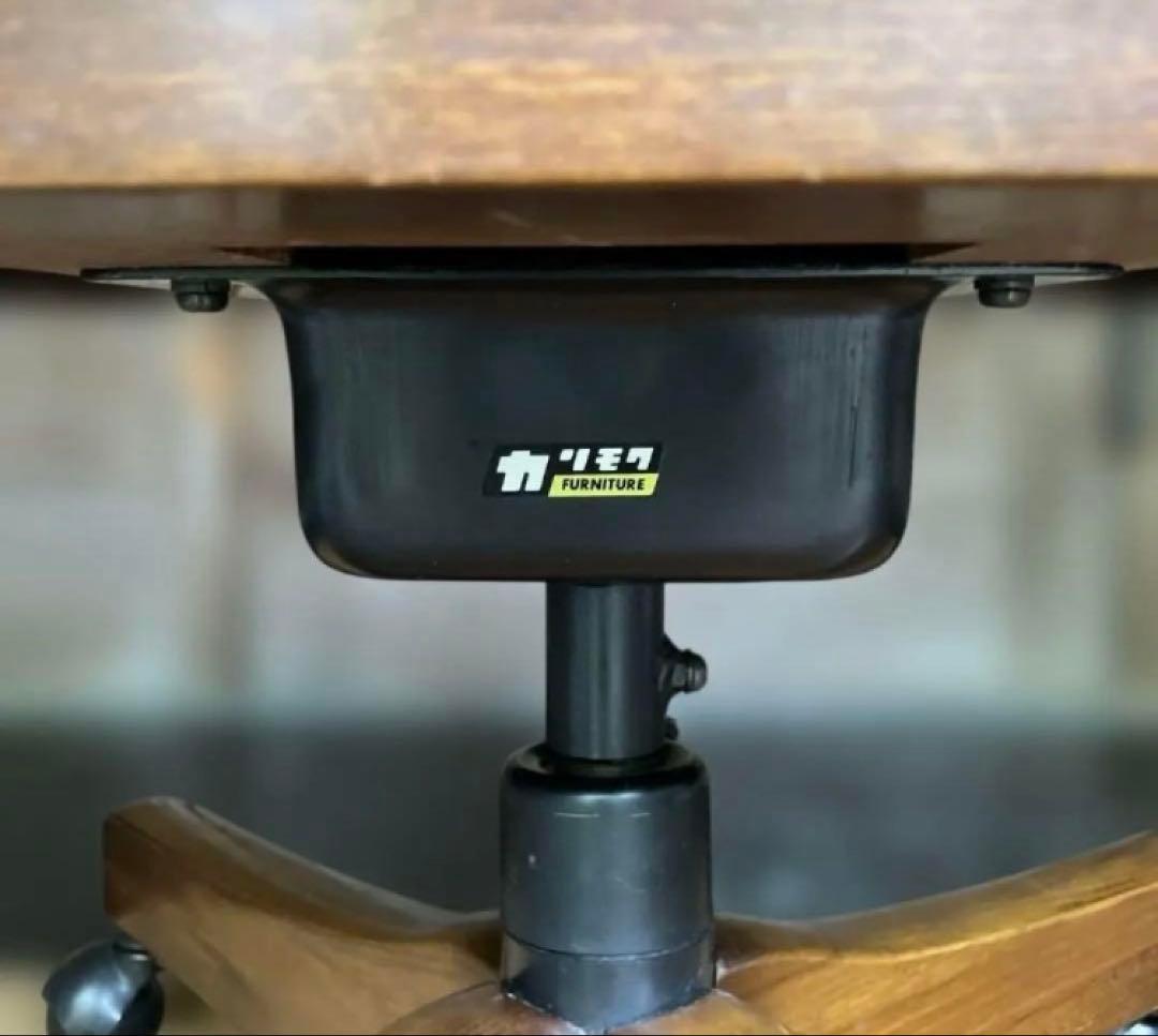 カリモク　コロニアル　デスクチェア　アームチェア 回転椅子