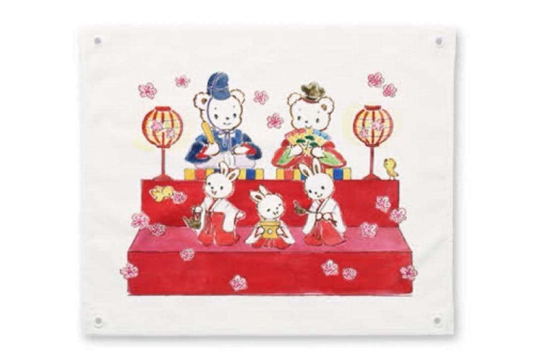新品　ファミリア ひな祭り　タペストリー　完売品