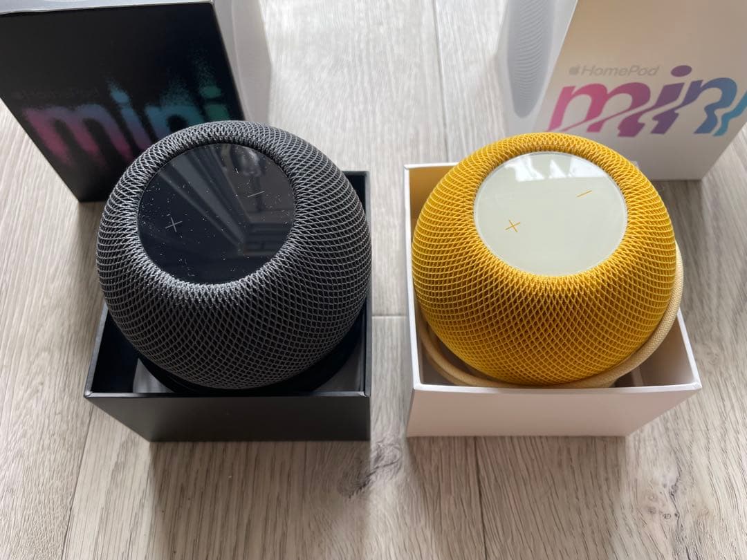 Apple Pod mini ブラック イエロー セット
