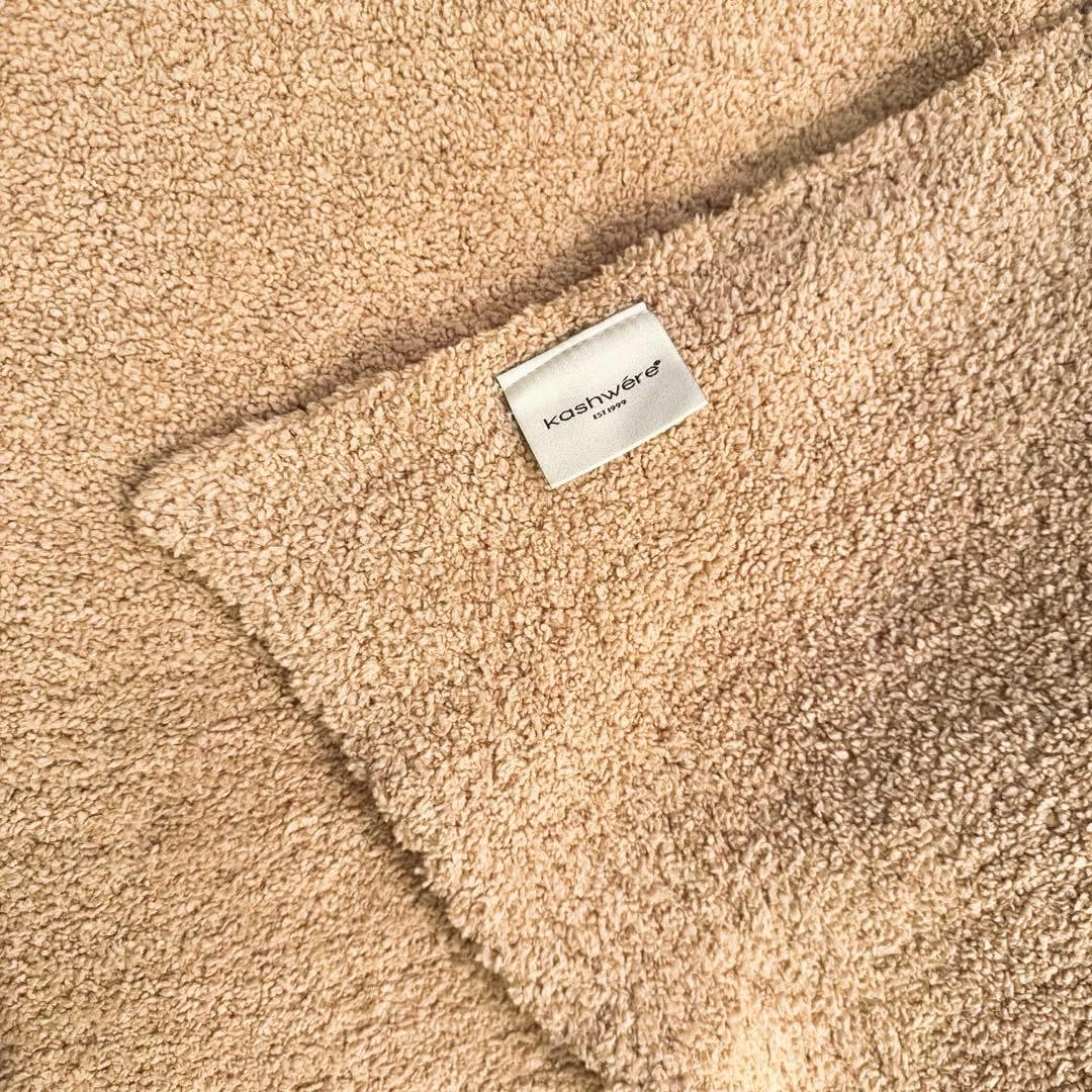 新品♡カシウエア 大判ブランケット ベーシック ベージュ