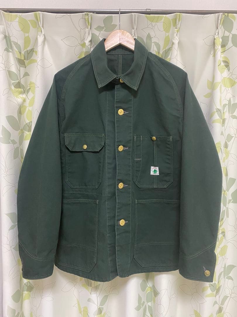 TCBジーンズ Cat Head JKT グリーンキャンバス 38新品未使用