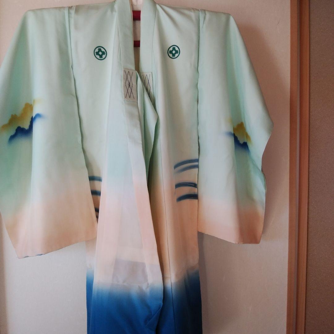 お宮参り産着正絹着物