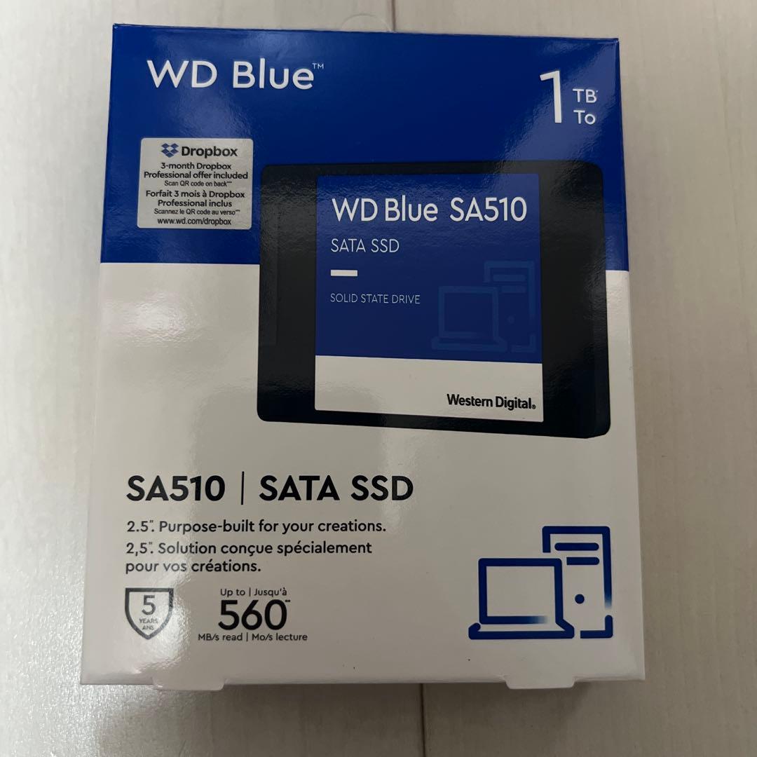 WD Blue SA510 1TB SATA SSD未使用