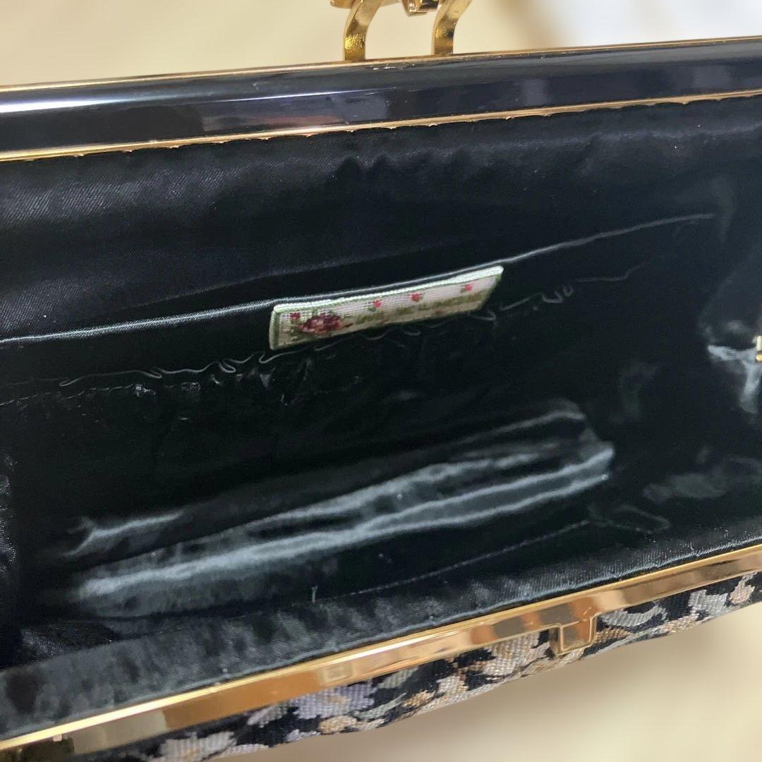 ア*シ様 プチポワン　久家道子　刺繍バッグ　パーティバッグ