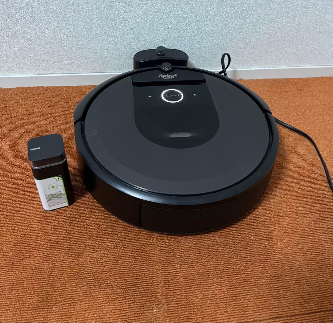 美品 ルンバ i7 ロボット掃除機 アイロボット 水洗いできるダストボックス